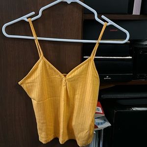Forever 21 Knot Cami Top Marigold